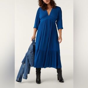 Ba&sh Saturne Dress Royal Blue XL / 4
